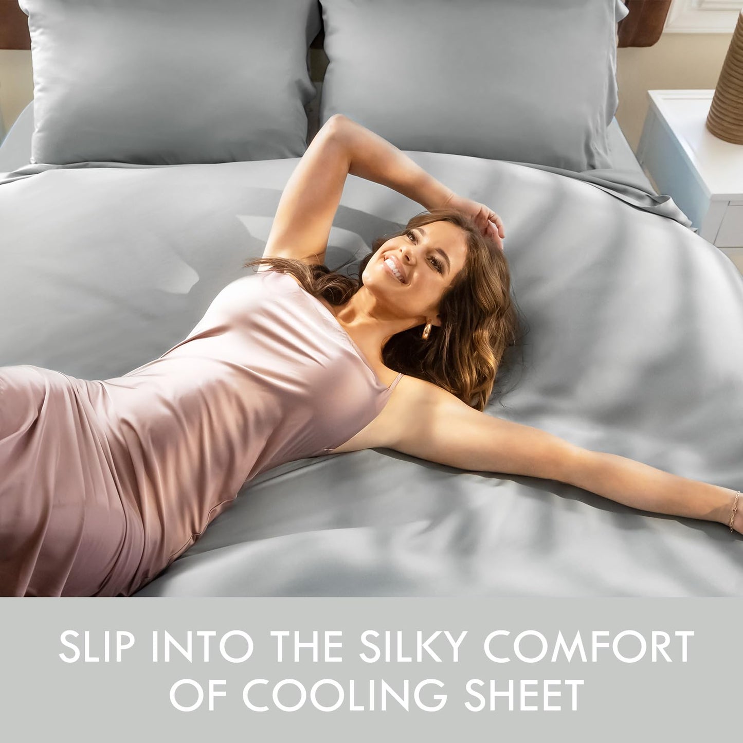100% Rayon derived from Bamboo Bed Sheet Set
