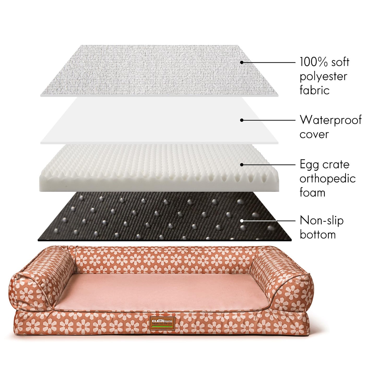Orthopedic Dog Sofa for Large Dogs