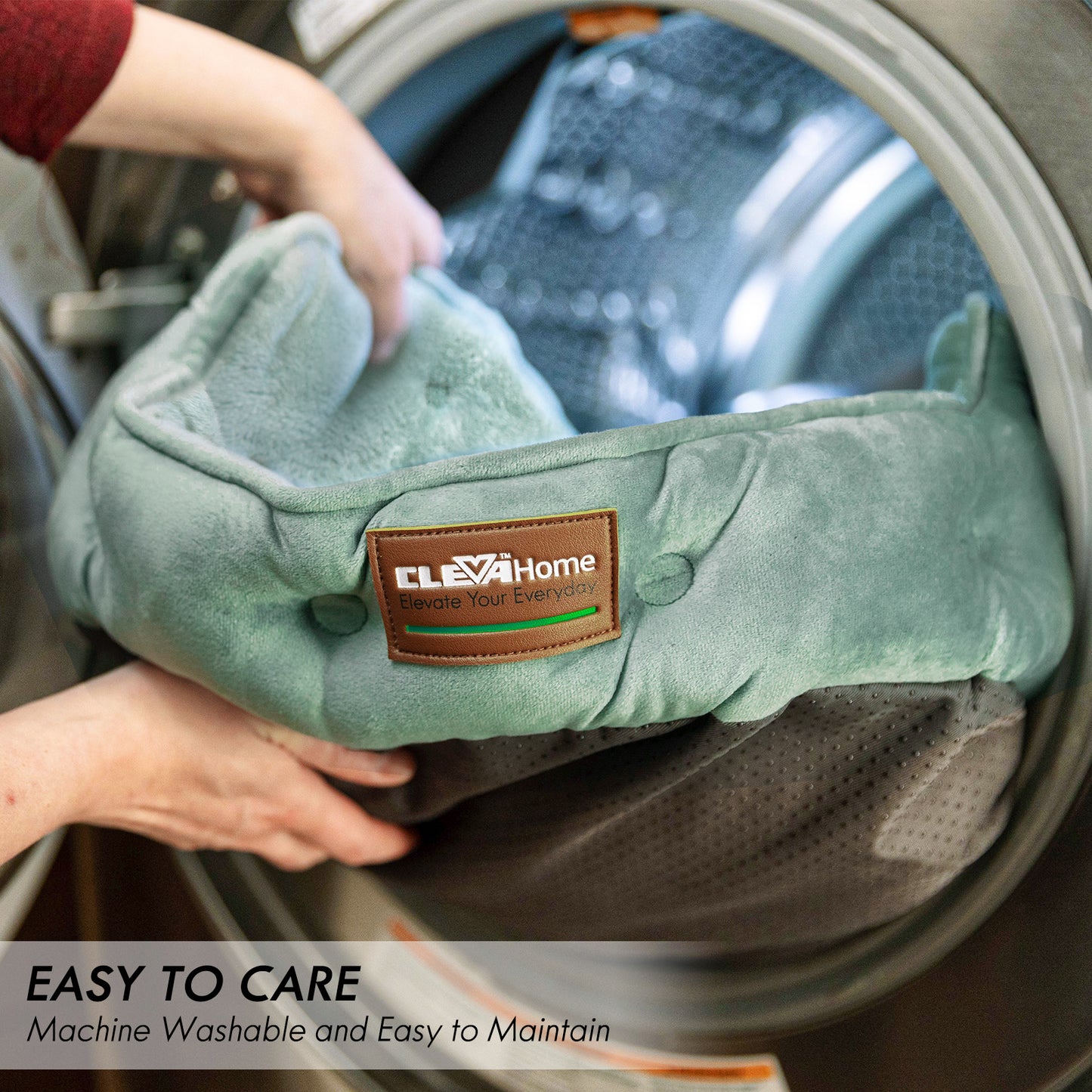 Upgrade Plush Faux Fur Washable Round Cat Beds